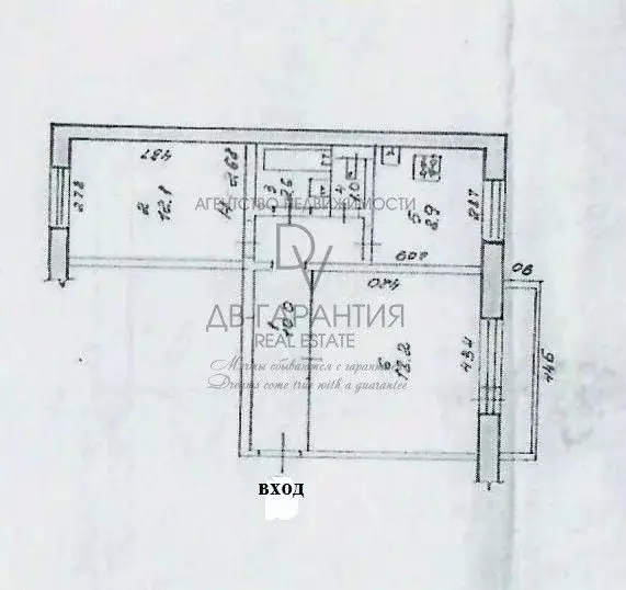 2-к кв. Хабаровский край, Амурский район, Эльбан рп, 1-й мкр 51 (52.8 ... - Фото 2