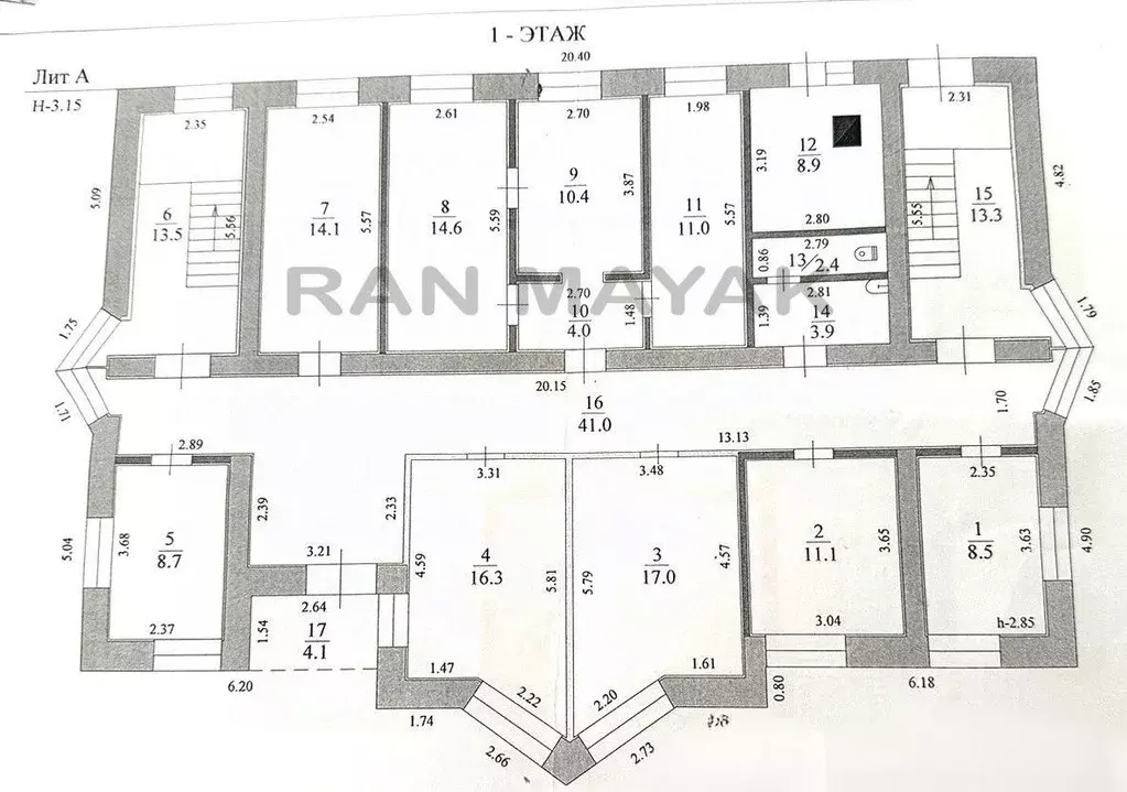 Офис в Краснодарский край, Белореченск ул. Чапаева, 58Б (613 м) - Фото 2