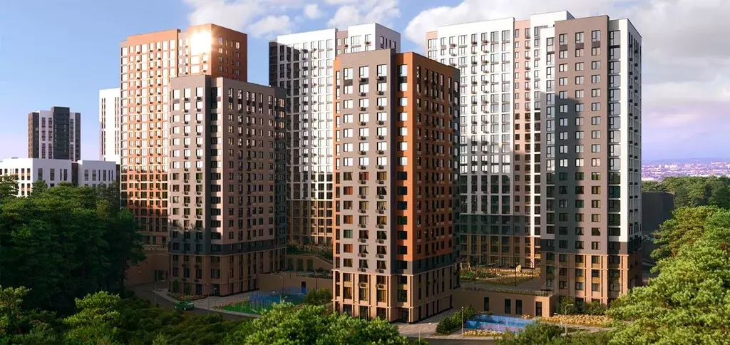 3-к кв. Башкортостан, Уфа Зеленая Роща жилрайон, Лесная Симфония жилой ... - Фото 2