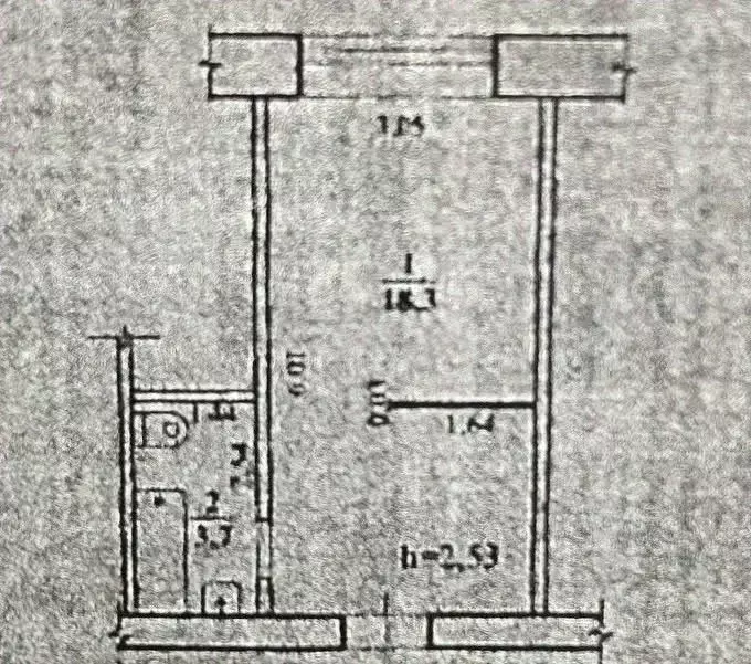 Комната Забайкальский край, Чита ул. Журавлева, 100А (18.3 м) - Фото 2