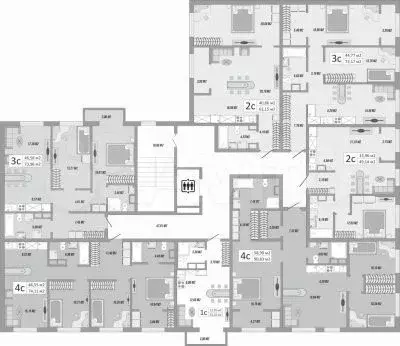 3-к. квартира, 75 м, 8/9 эт. - Фото 1