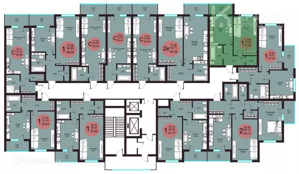 Продаётся 1-к квартира, 34.82 м - Фото 1