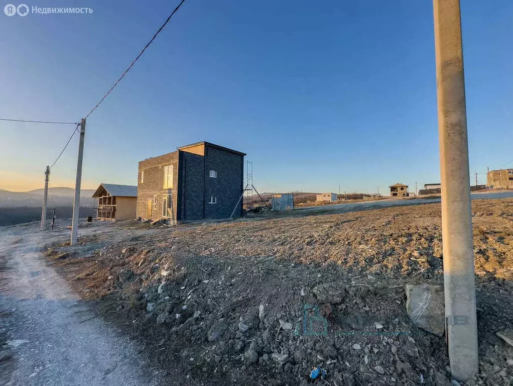 Участок в село Мысхако, Шоссейная улица (5 м) - Фото 1