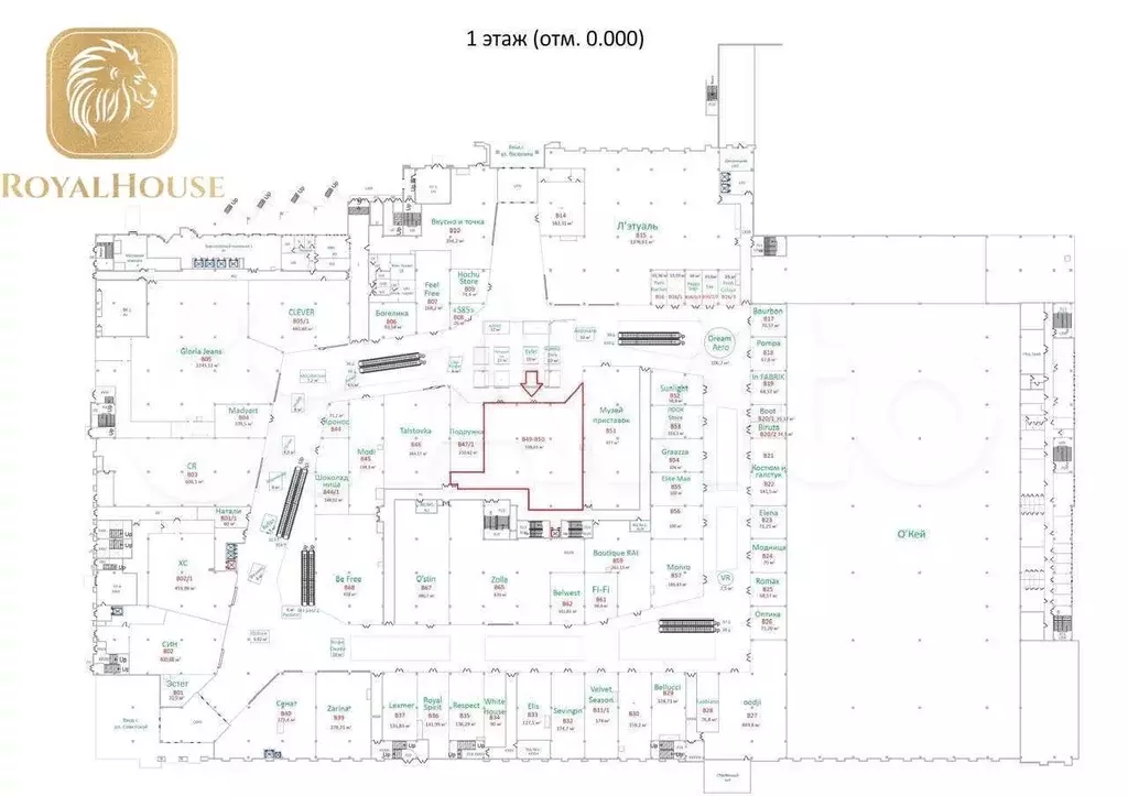 Торговая площадь 598 м - Фото 0