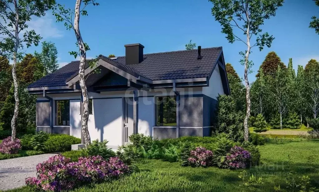 Дом в Крым, Ленино пгт ул. Цветочная (52 м) - Фото 1