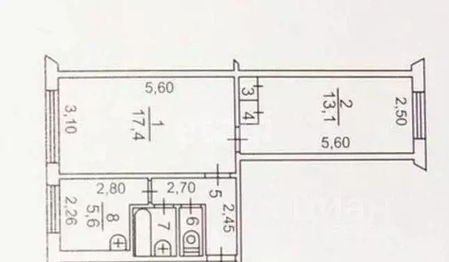 2-к кв. Тверская область, Конаковский муниципальный округ, ... - Фото 2