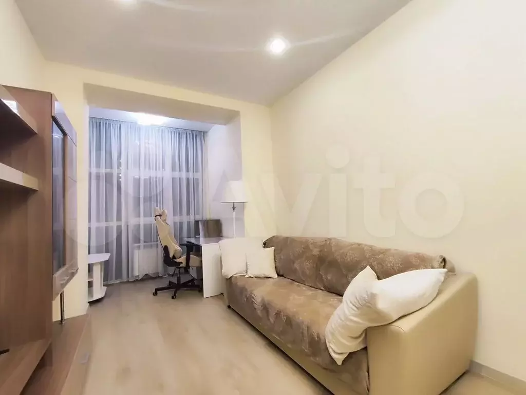 1-к. квартира, 49,5 м, 5/10 эт. - Фото 0