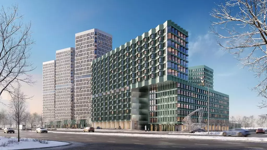 2-к кв. Татарстан, Казань Зилант Премьер жилой комплекс (58.63 м) - Фото 2