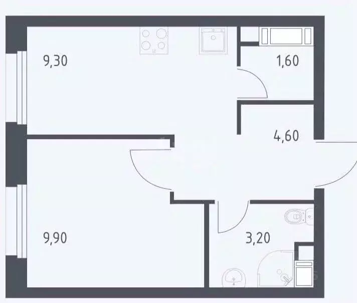 1-к кв. Москва Сосенское поселение, просп. Куприна, 38к1 (29.8 м) - Фото 2