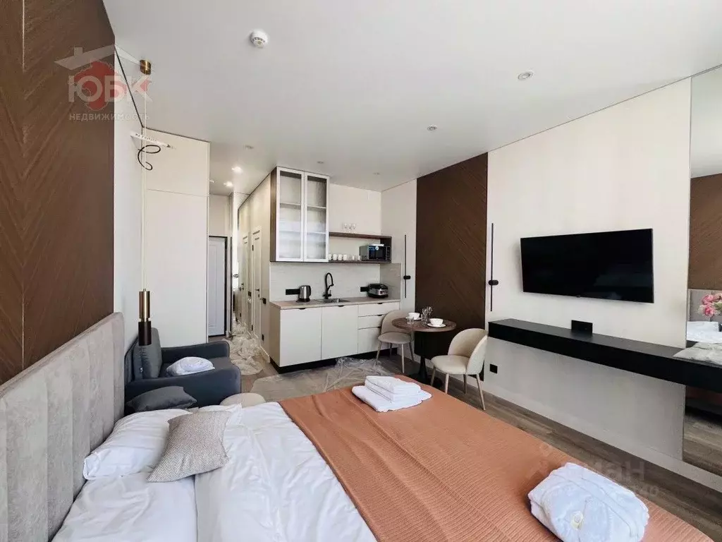 1-к кв. Крым, Евпатория городской округ, Заозерное пгт ул. Аллея ... - Фото 1