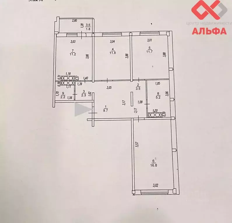 3-к кв. Кировская область, Киров Коминтерновский мкр, ул. Павла ... - Фото 2