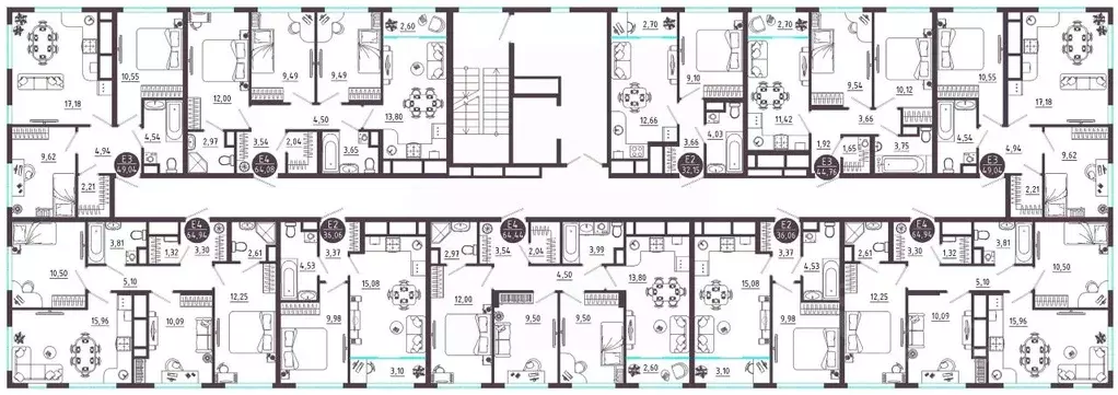 3-к кв. Тульская область, Тула ул. Купцов Гречихиных (64.94 м) - Фото 2