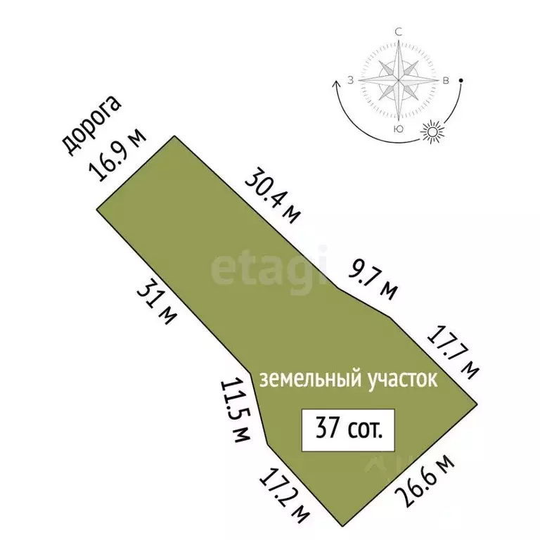 Участок в Мордовия, Кочкуровский район, пос. Пенькозавод Заводская ул. ... - Фото 1