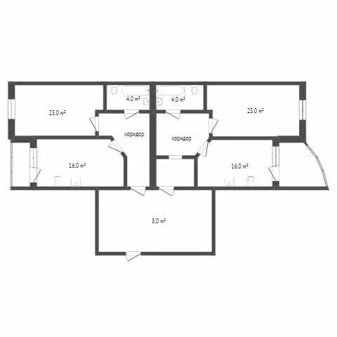 3-комнатная квартира: Омск, проспект Комарова, 15 (95 м) - Фото 1