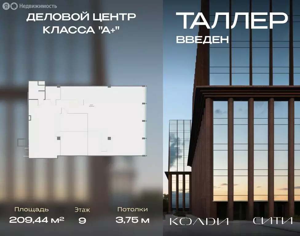 Офис (209.44 м) - Фото 1