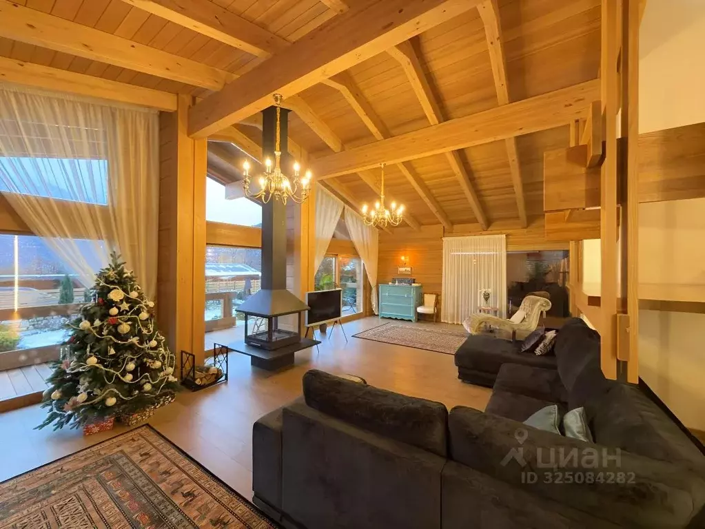 Дом в Краснодарский край, Сочи Красная Поляна пгт, ул. Ачишховская, 51 ... - Фото 2