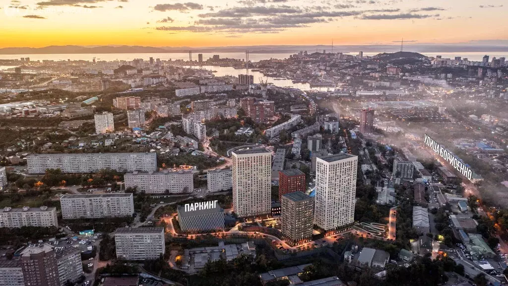 1-комнатная квартира: Владивосток, жилой комплекс Борисенко 48 (35.7 ... - Фото 2