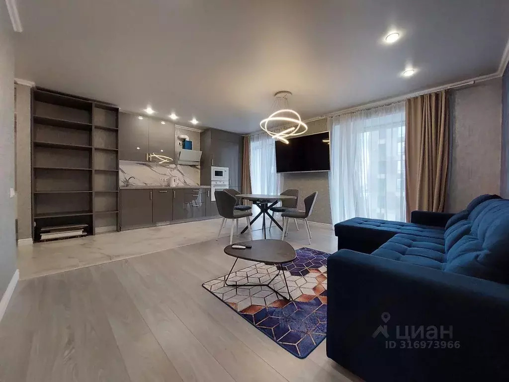Квартира, 2 комнаты, 57 м - Фото 0