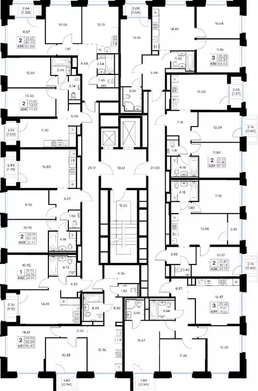 3-к кв. Мурманская область, Мурманск Долина Уюта тер.,  (71.55 м) - Фото 2