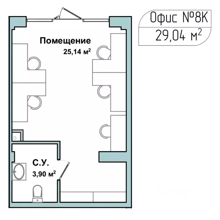 Помещение свободного назначения в Севастополь ул. Летчиков, 10к4 (29 ... - Фото 2