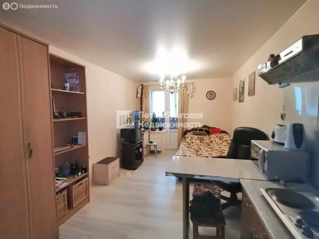 Квартира-студия: Никольское, Октябрьская улица, 16 (25.6 м) - Фото 2