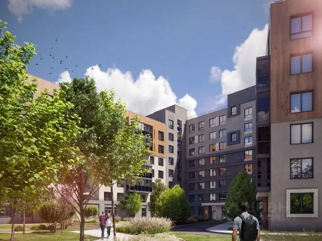 1-к кв. Свердловская область, Екатеринбург Широкая Речка мкр, Лес ... - Фото 2