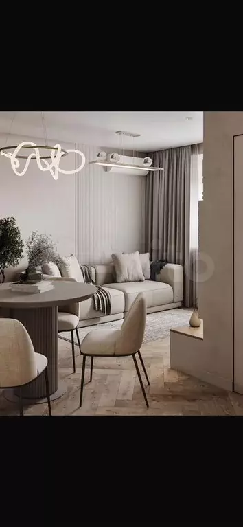Квартира-студия, 52 м, 15/24 эт. - Фото 1