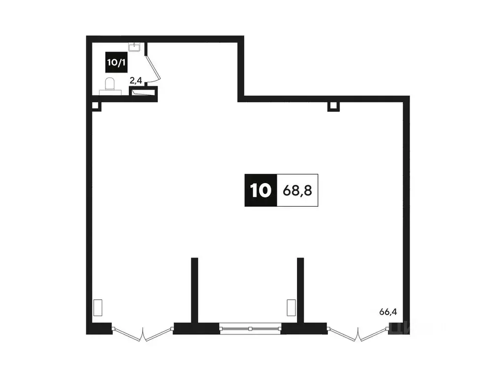 Помещение свободного назначения в Краснодарский край, Краснодар ул. ... - Фото 1