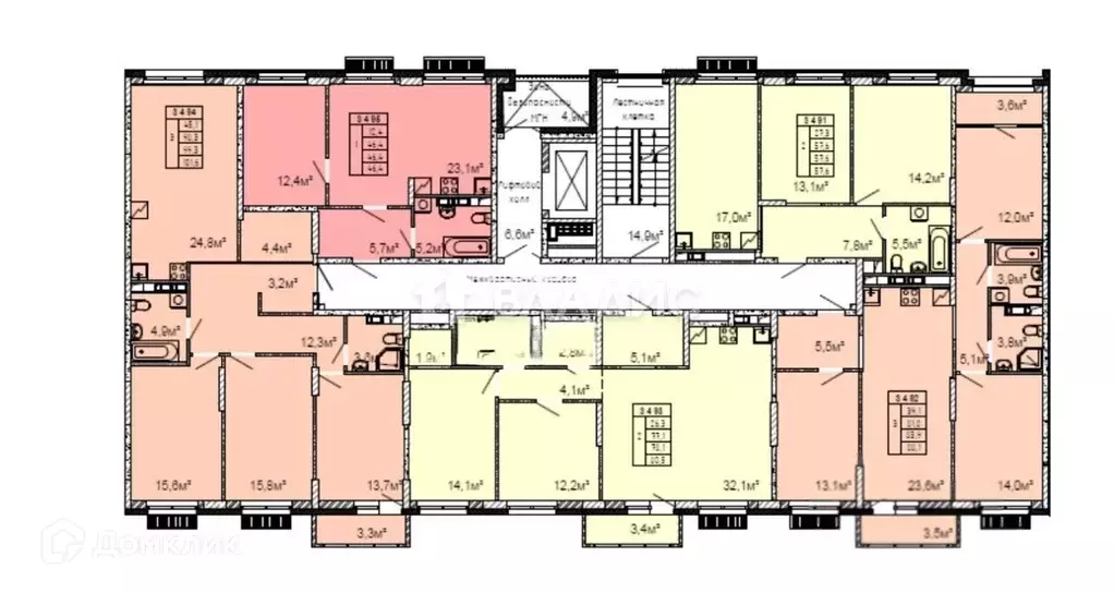 Продаётся 3-к квартира, 83.9 м - Фото 1