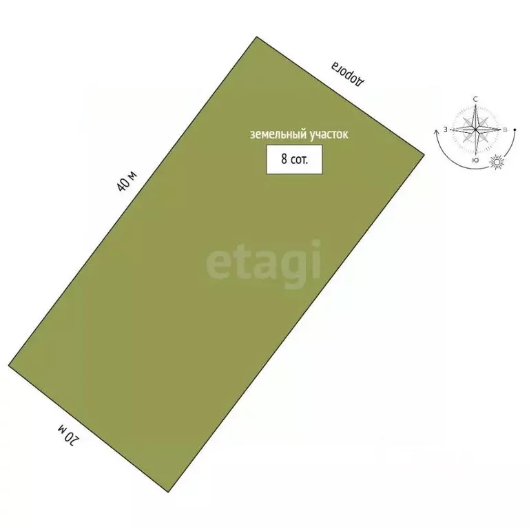 Участок в Марий Эл, Медведевский район, Сидоровское с/пос, Подборное ... - Фото 1