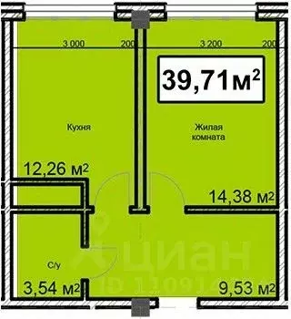 1-к кв. Ставропольский край, Ессентуки ул. Благодатная, 28 (39.71 м) - Фото 1