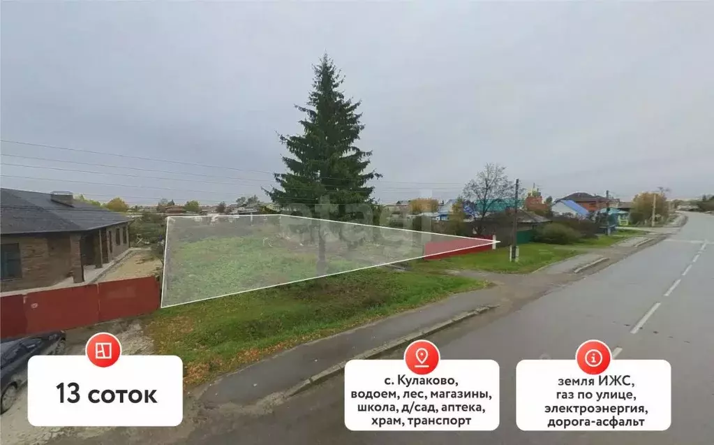 Участок в Тюменская область, Тюменский муниципальный округ, с. ... - Фото 1