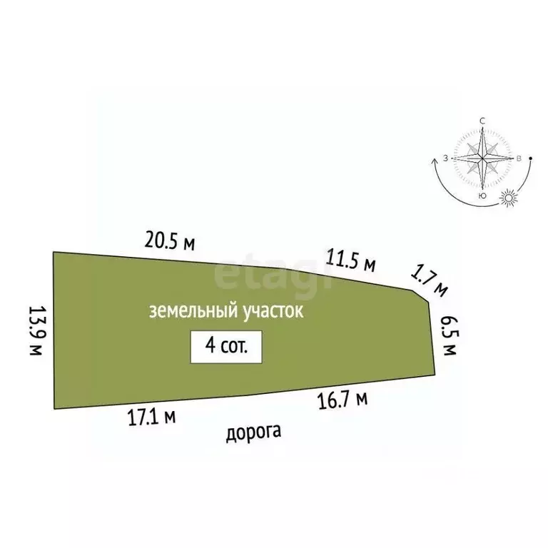 Участок в Ростовская область, Ростов-на-Дону 2-я Бежевая ул. (4.0 ... - Фото 1