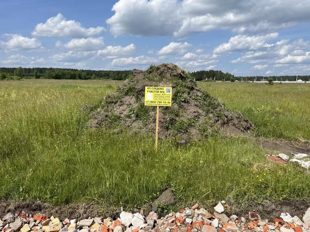 Участок в Московская область, Богородский городской округ, Следово кп ... - Фото 1