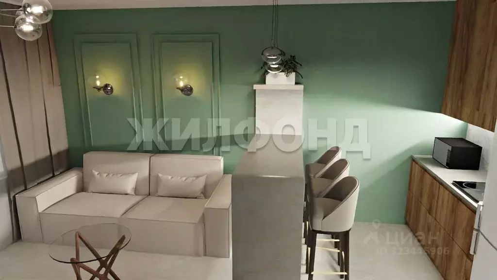 1-к кв. Новосибирская область, Новосибирск ул. Сибиряков-Гвардейцев, ... - Фото 0