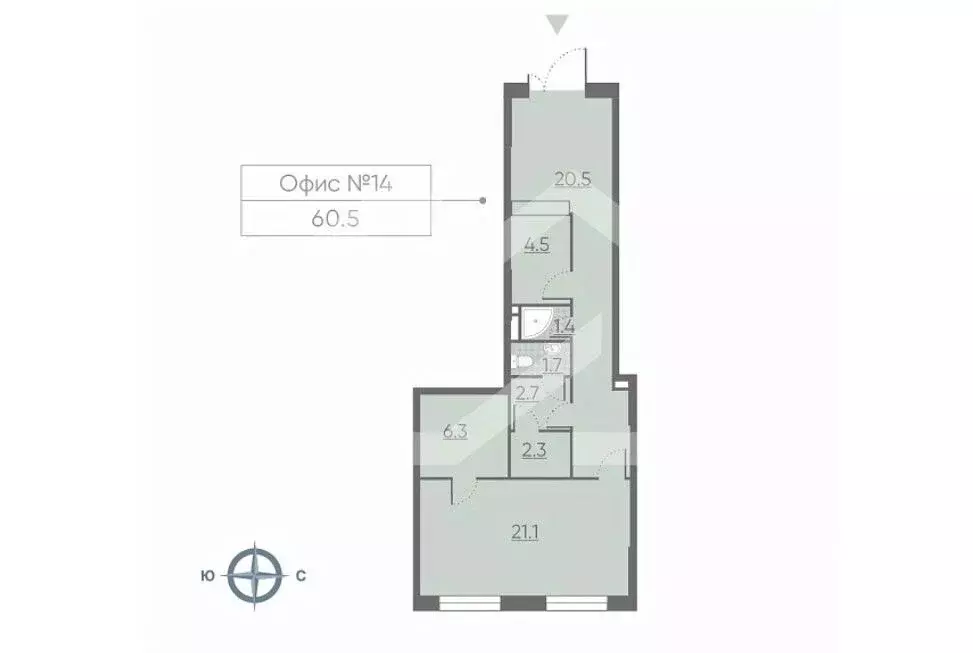 Помещение свободного назначения в Москва Производственная ул., 19к1 ... - Фото 2