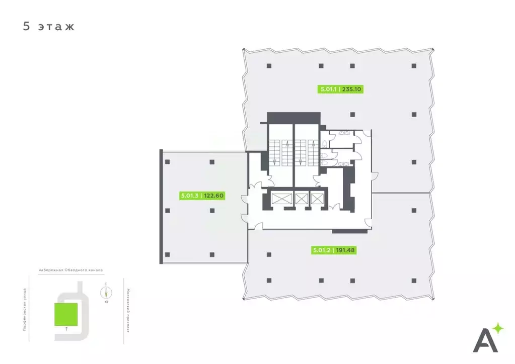 Офис в Санкт-Петербург Московский просп., 65Э (632 м) - Фото 1