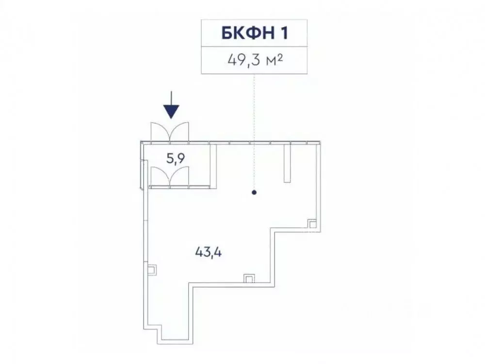 Офис в Москва Миклухо-Маклая ул., вл23 (49 м) - Фото 1