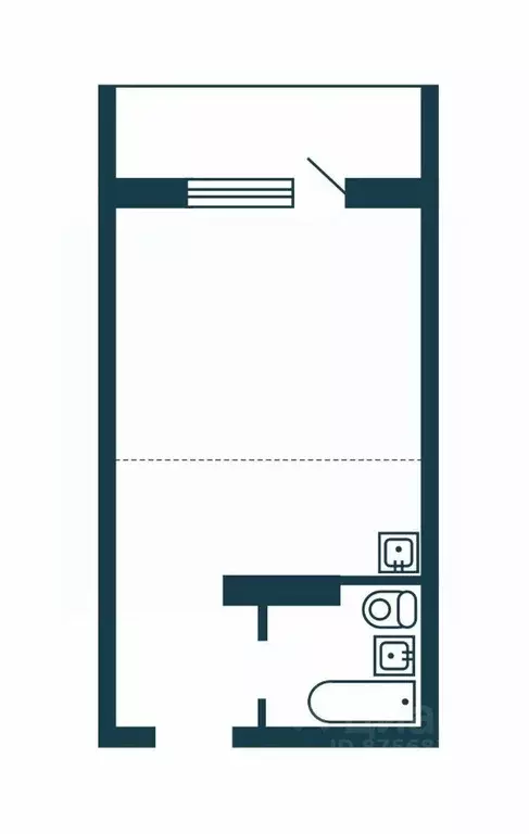 Студия Новосибирская область, Новосибирск Весенний мкр, ул. Заречная, ... - Фото 2