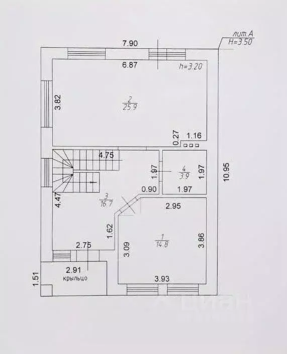 Дом в Татарстан, Казань Нижнетагильская ул., 5А (133 м) - Фото 2