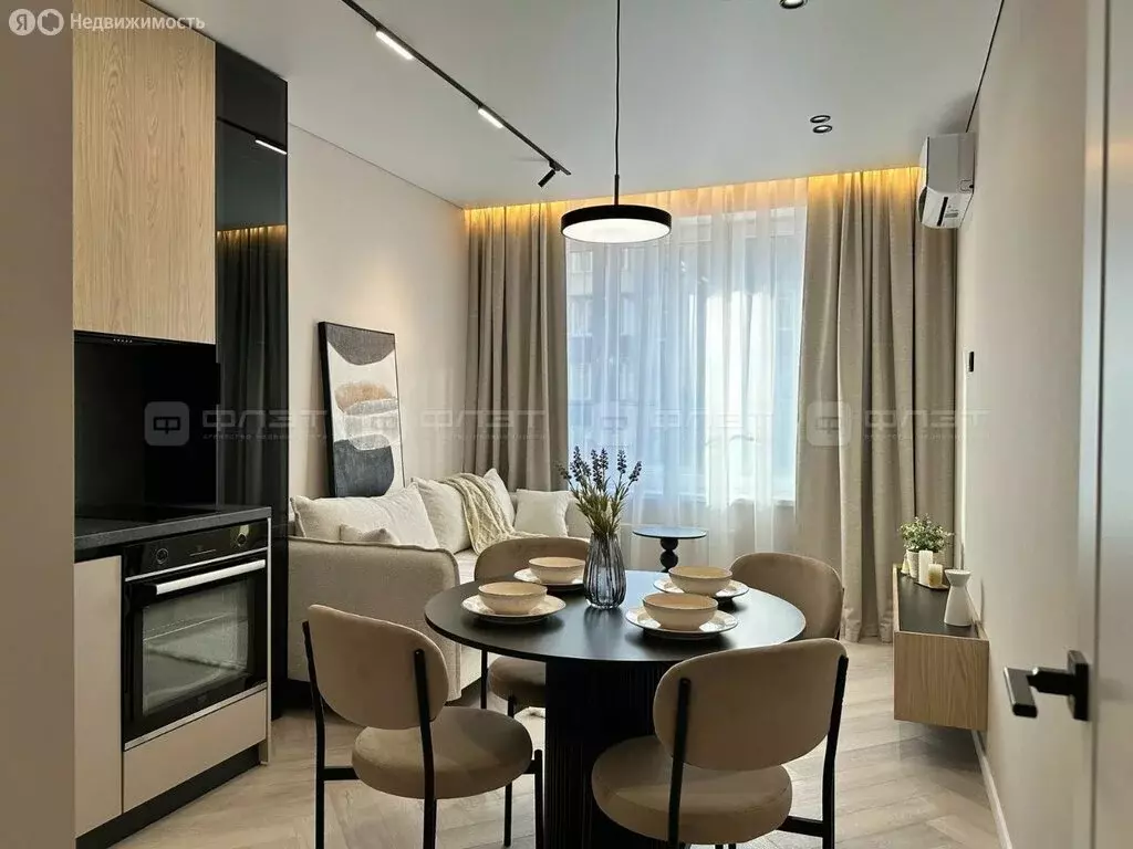 1-комнатная квартира: Казань, улица Николая Ершова, 65В (43 м) - Фото 1