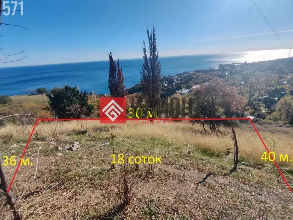 Участок в Крым, Алупка ул. Нагорная, 60 (18.0 сот.) - Фото 2