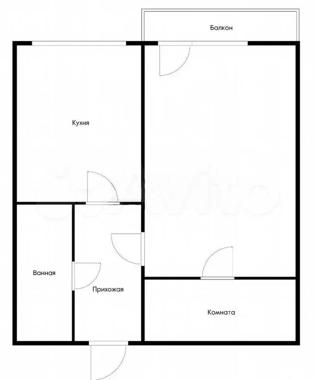 1-к. квартира, 40 м, 5/9 эт. - Фото 0
