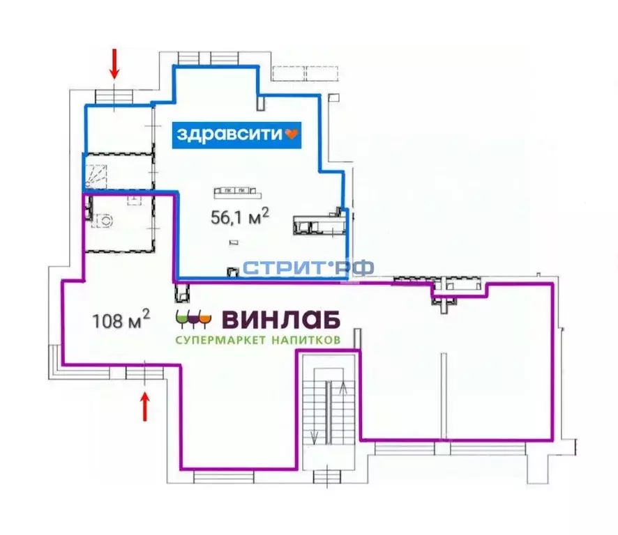 Торговая площадь в Москва Родниковая ул., 5А (164 м) - Фото 2