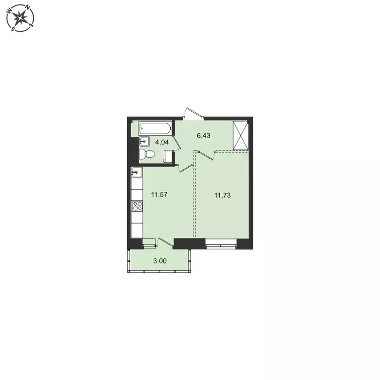 1-к кв. Иркутская область, Иркутский муниципальный округ, с. Мамоны ... - Фото 1