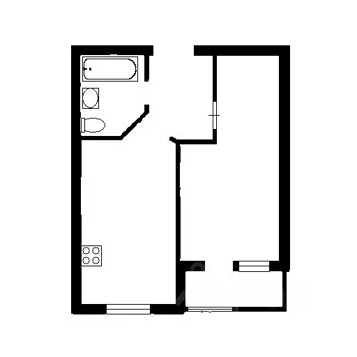 1-к кв. Башкортостан, Уфа ул. Генерала Кусимова, 15 (40.0 м) - Фото 2