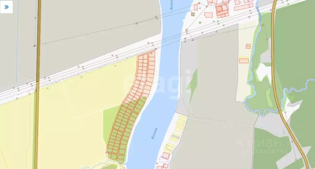 Участок в Ленинградская область, Волховский район, Староладожское ... - Фото 0