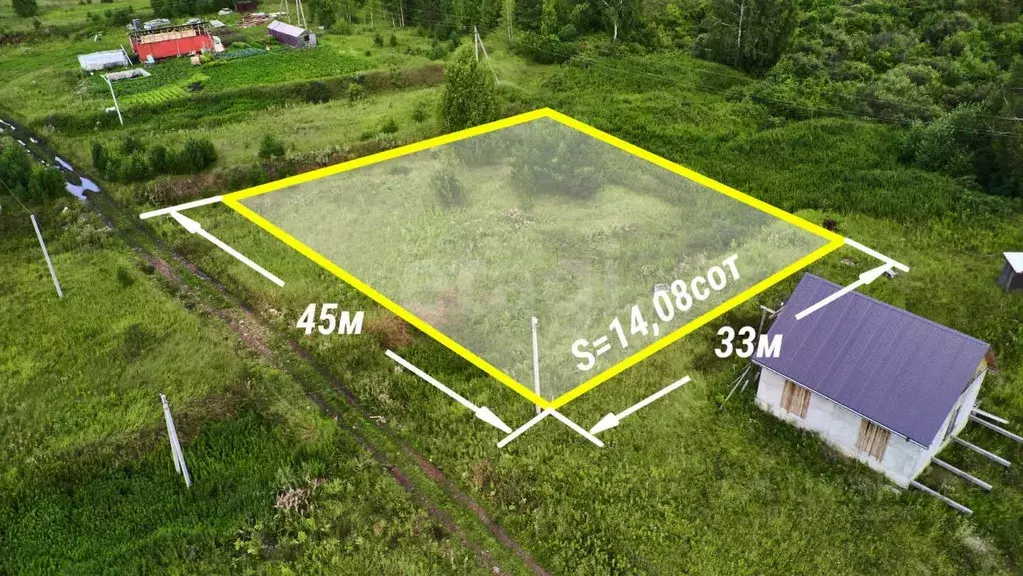 Участок в Томская область, Томский район, с. Вершинино, Междуречье кп ... - Фото 1