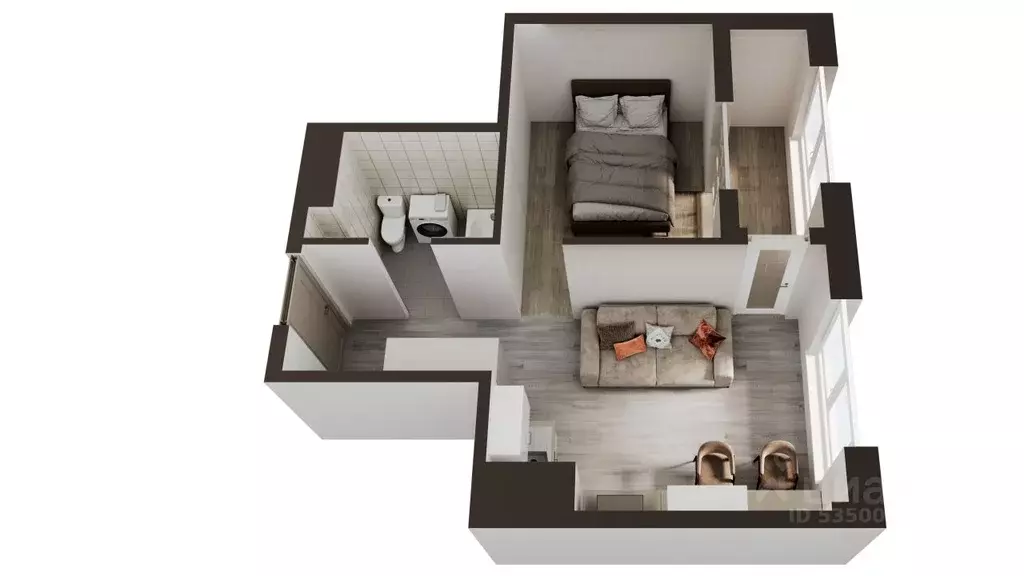 1-к кв. Сахалинская область, Анивский городской округ, с. Новотроицкое ... - Фото 1