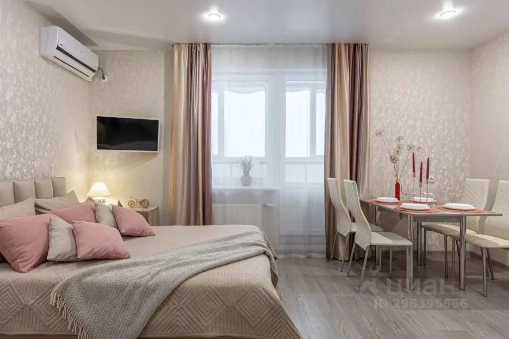 1-к кв. Татарстан, Казань ул. Вишневского, 57А (30.0 м) - Фото 1